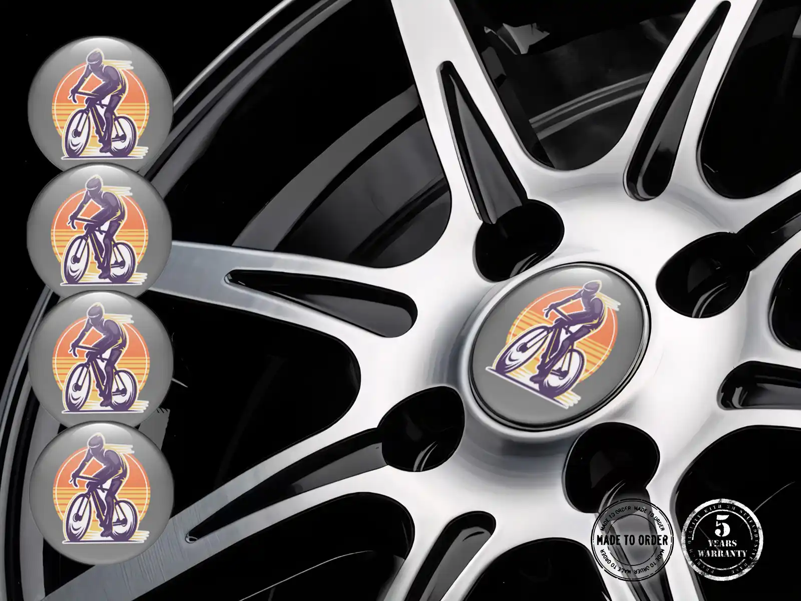 Wheel stickers Racing Edition Tunning Decals for Cars